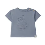 T-shirt en coton Snug avec broderie - Indigo