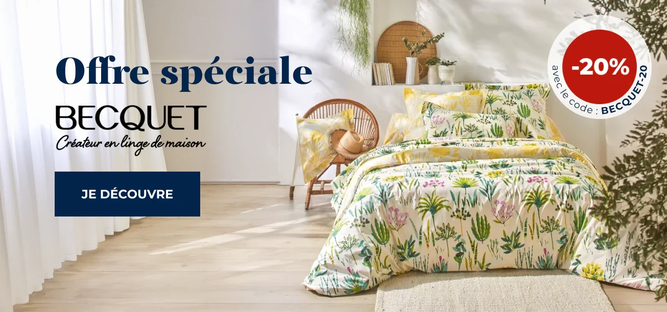 Preuve du coupon - 3 Suisses - 3 Suisses promo: [[20% de réduction]] linge de maison