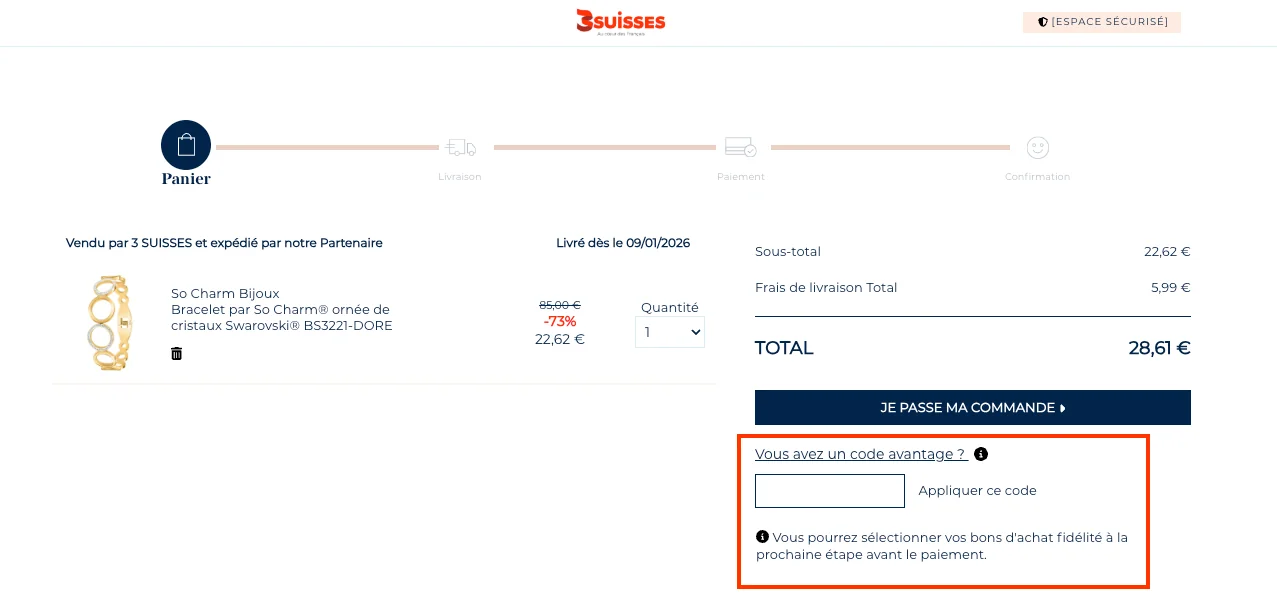 Comment utiliser - 3 Suisses