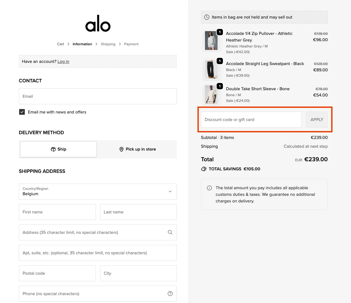 Comment utiliser - Alo Yoga