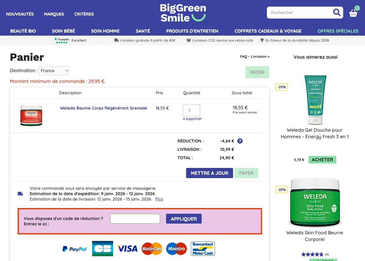 Comment utiliser - Big Green Smile