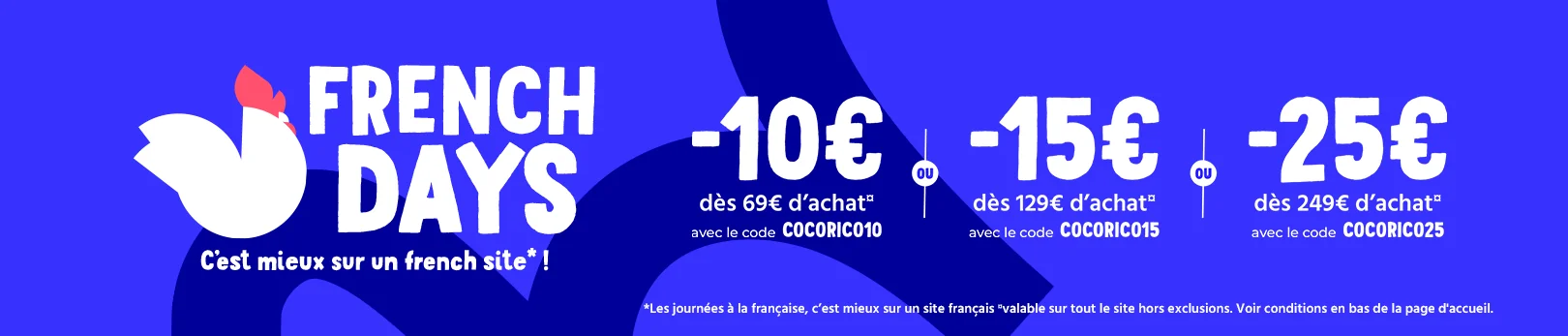 Preuve du coupon - Cdiscount - Cdiscount days code promo: [[€10 de réduction]] dès €69 d'achat