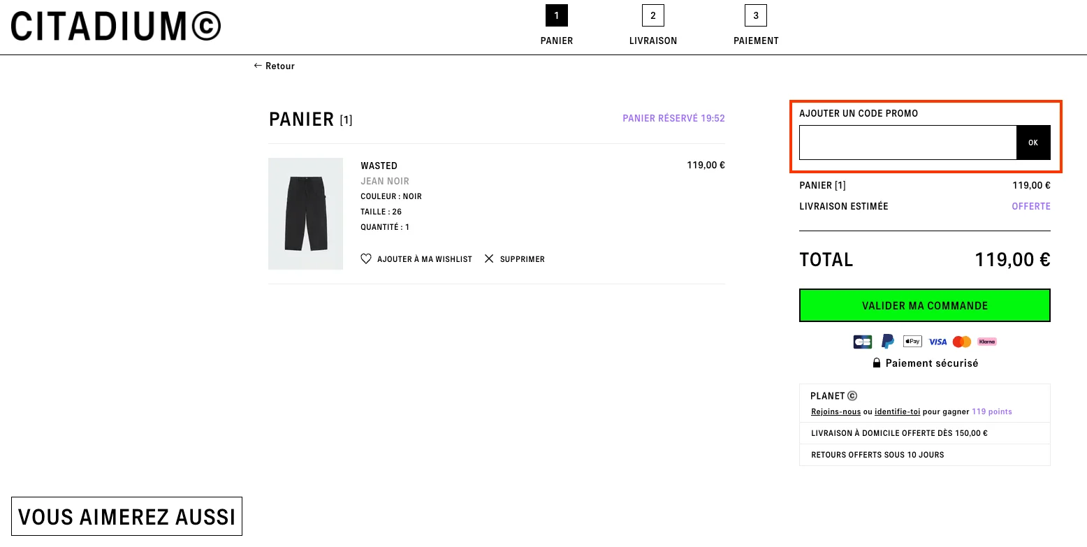 Comment utiliser - Citadium