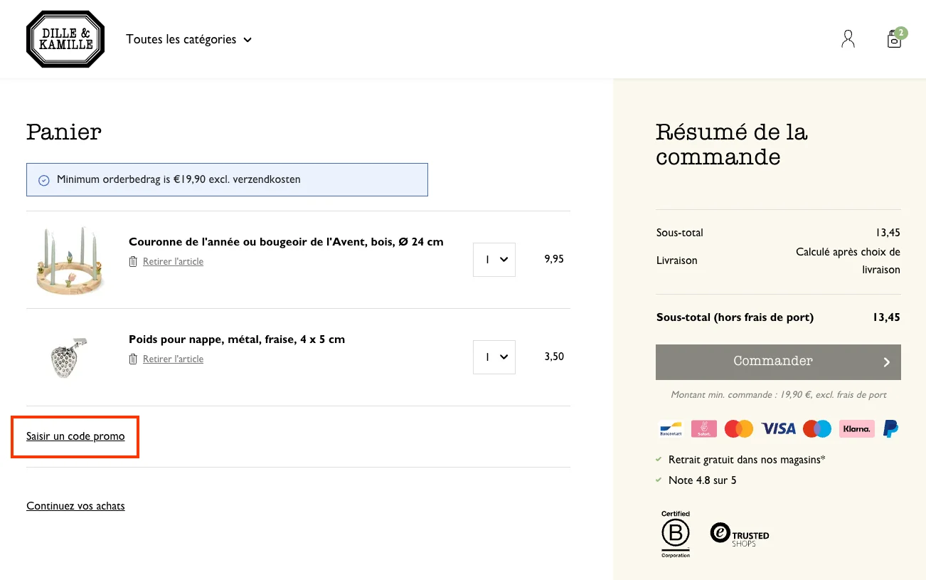 Comment utiliser - Dille et Kamille