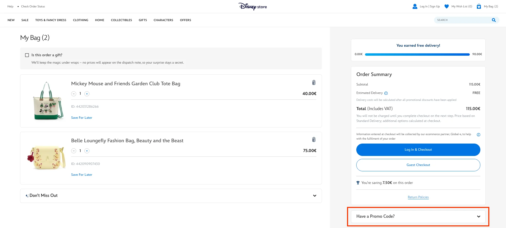 Comment utiliser - Disney Store