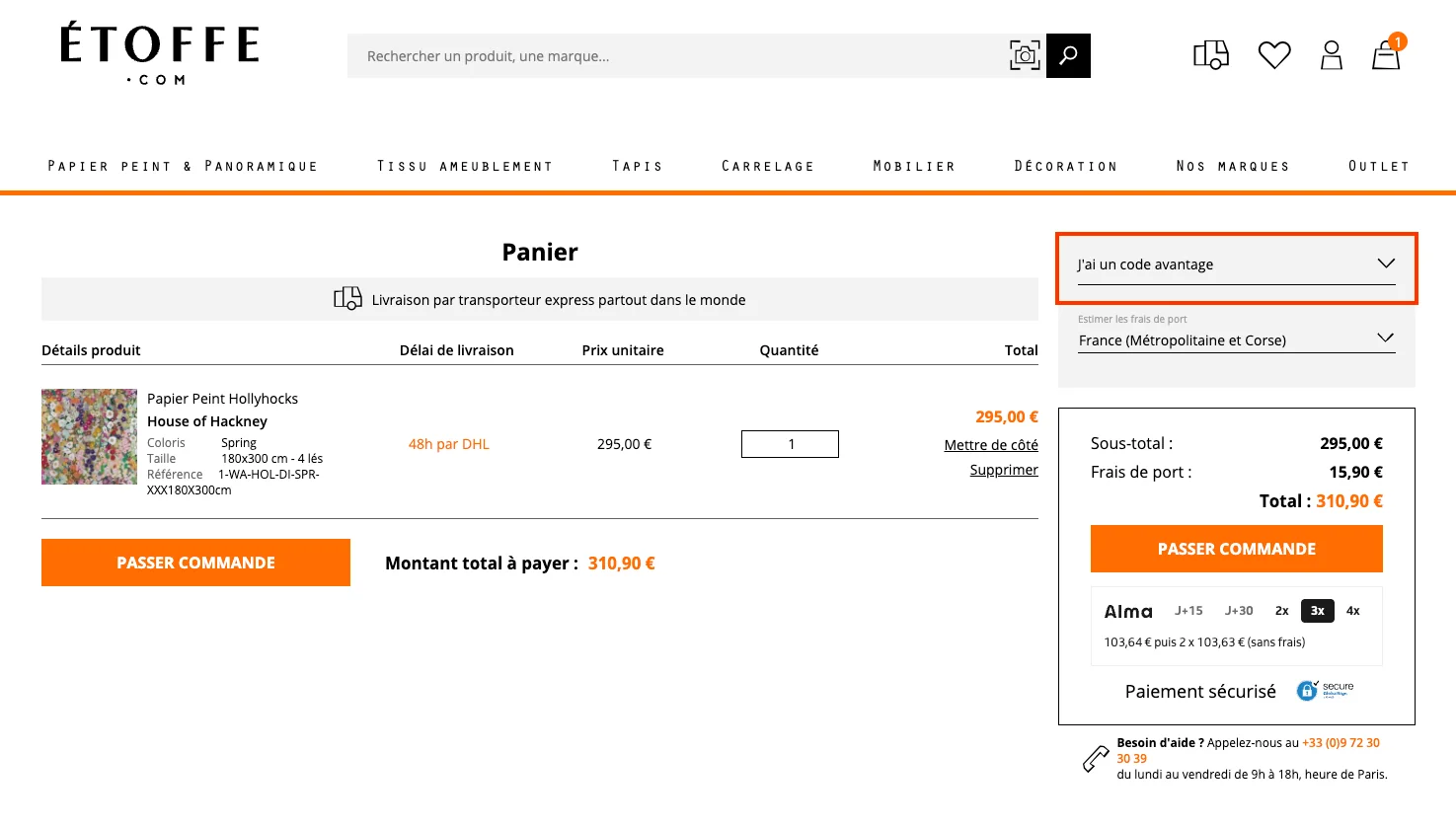 Comment utiliser - Etoffe