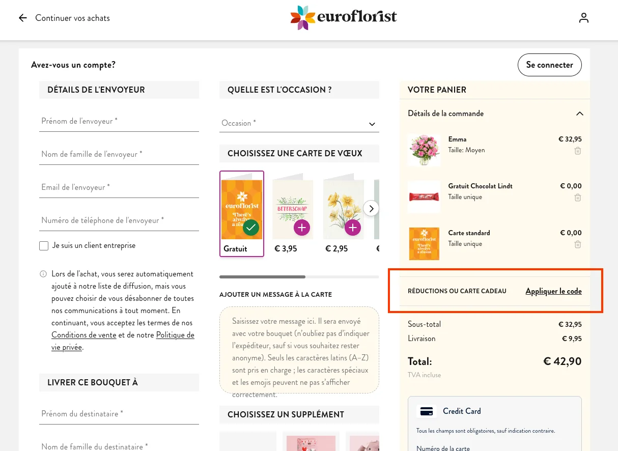 Comment utiliser - Euroflorist
