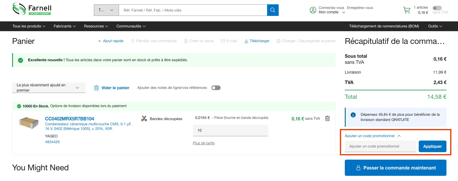 Comment utiliser - Farnell