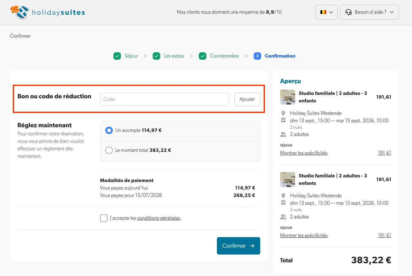Comment utiliser - Holiday Suites