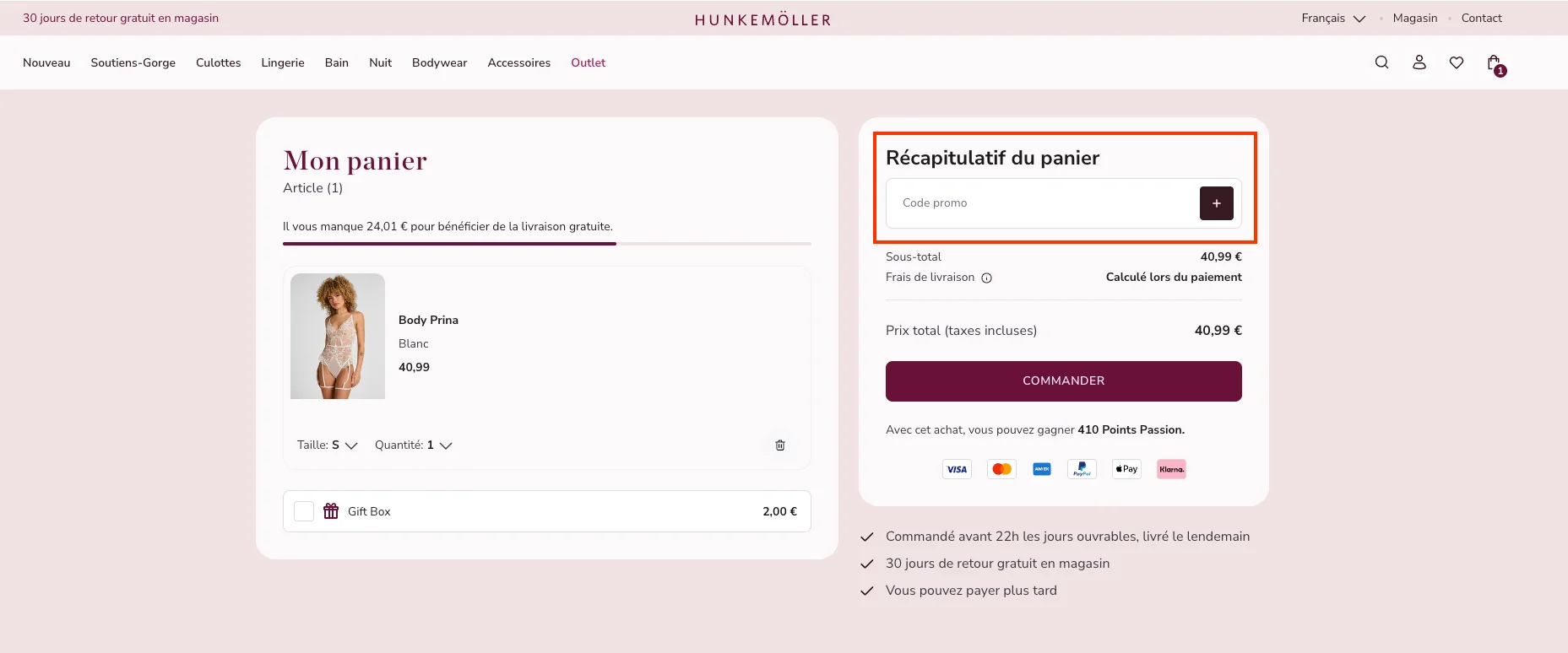 Comment utiliser - Hunkemoller
