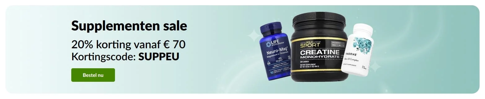 Preuve du coupon - iHerb - IHerb code promo: [[20% de réduction]] sur compléments dès €70