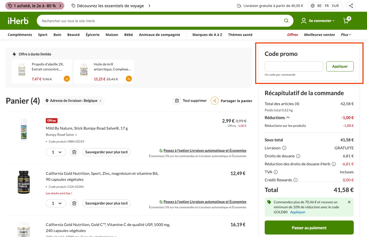 Comment utiliser - iHerb