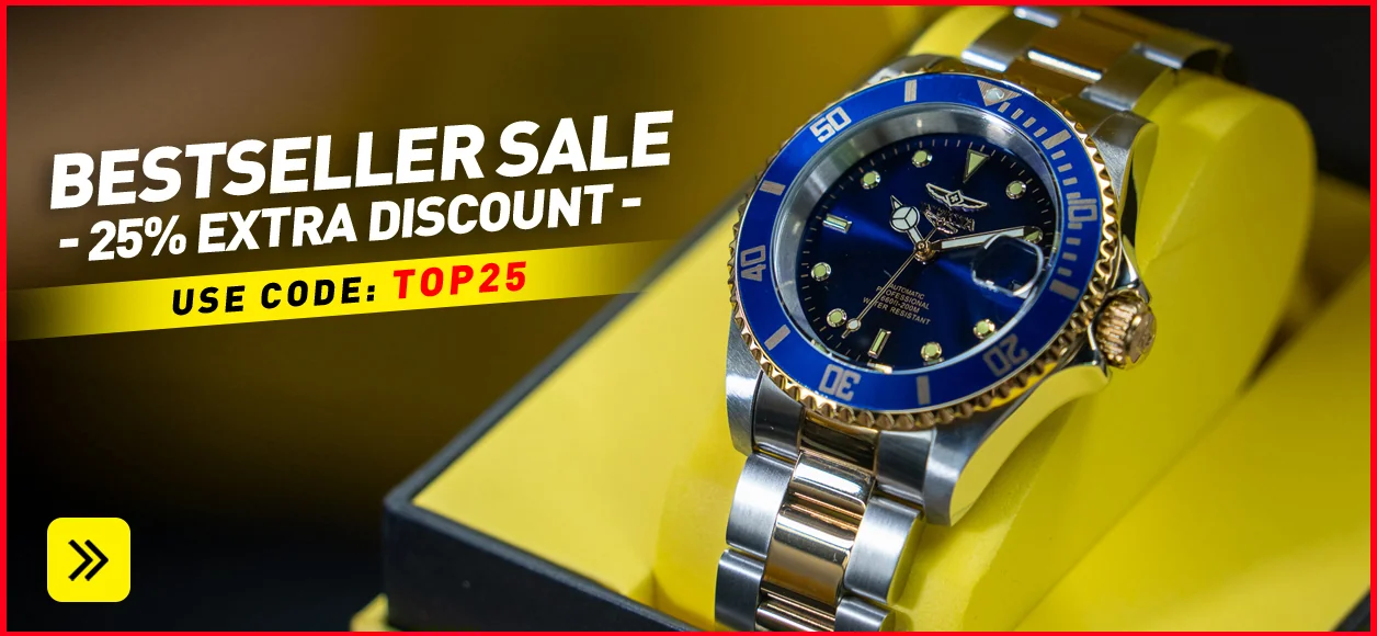 Preuve du coupon - Invicta Watch - Invicta Watch code promo : [[25% de réduction]] sur les best-sellers