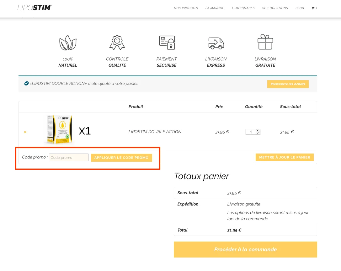 Comment utiliser - Lipostim