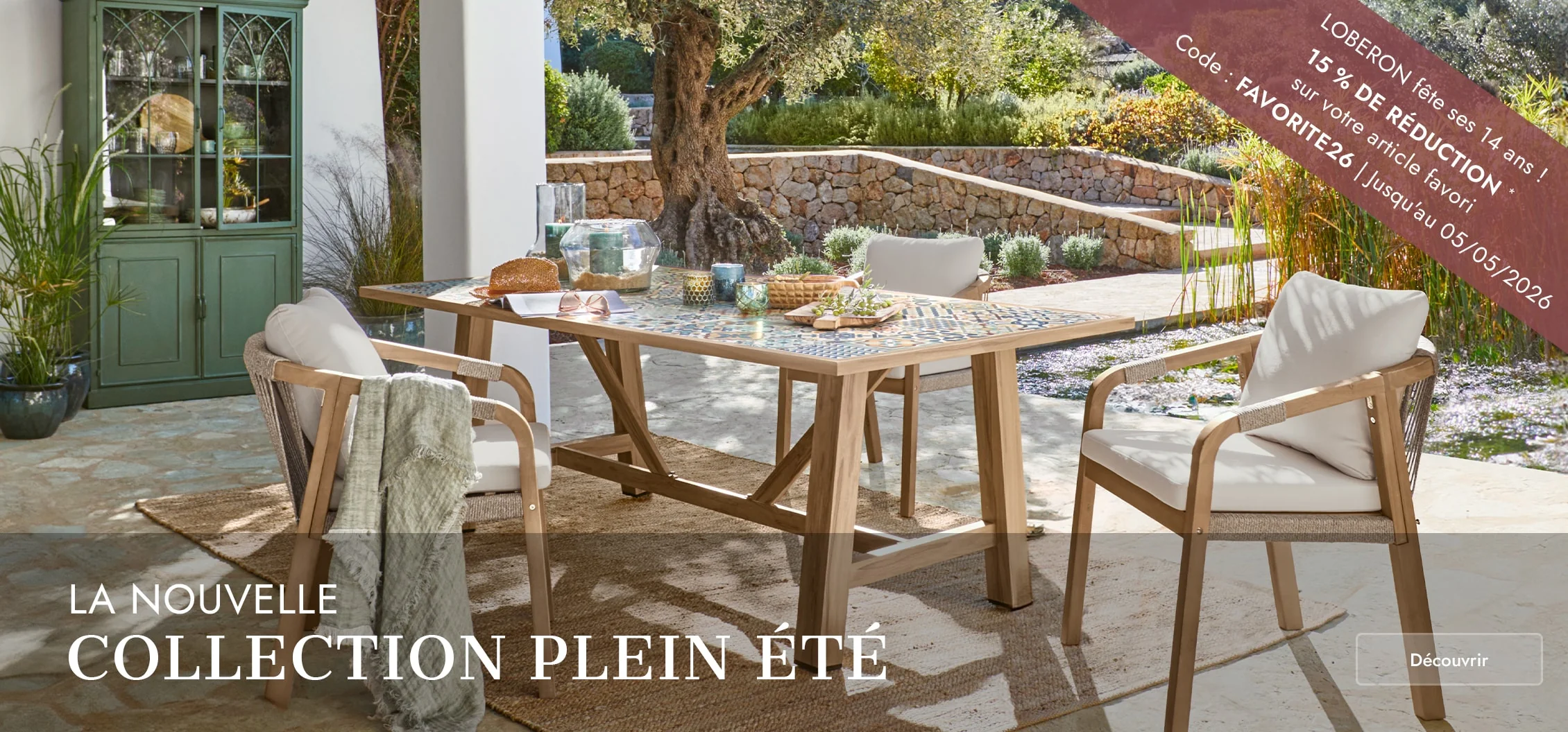 Preuve du coupon - Loberon - Loberon code promo anniversaire: [[15% de réduction]] sur la nouvelle collection plein été - Expiré