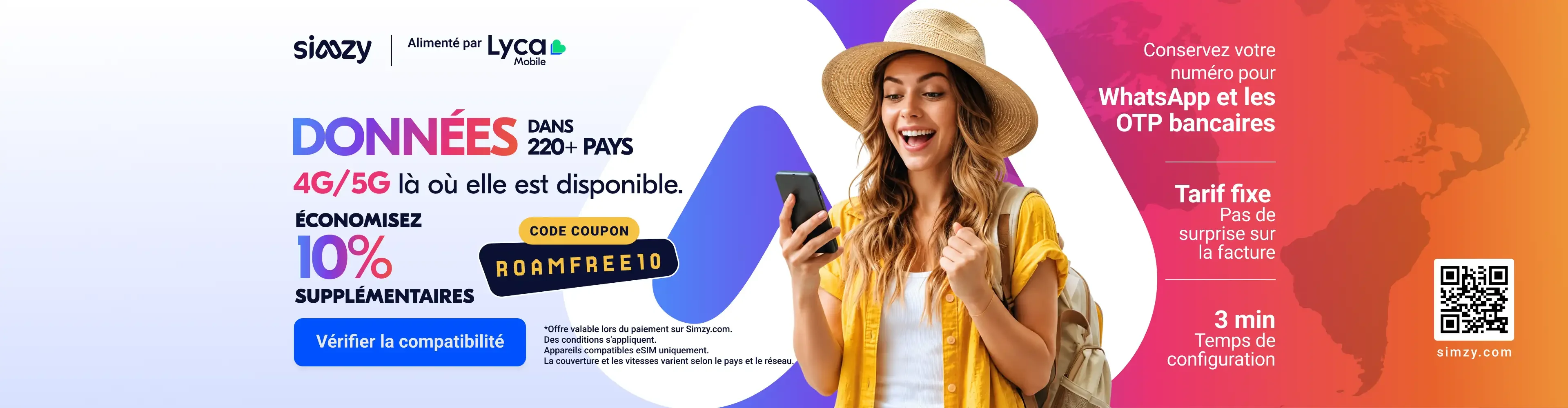 Preuve du coupon - Lycamobile - Code promo Lycamobile : [[10% supplémentaire]] lors du paiement Simzy.com