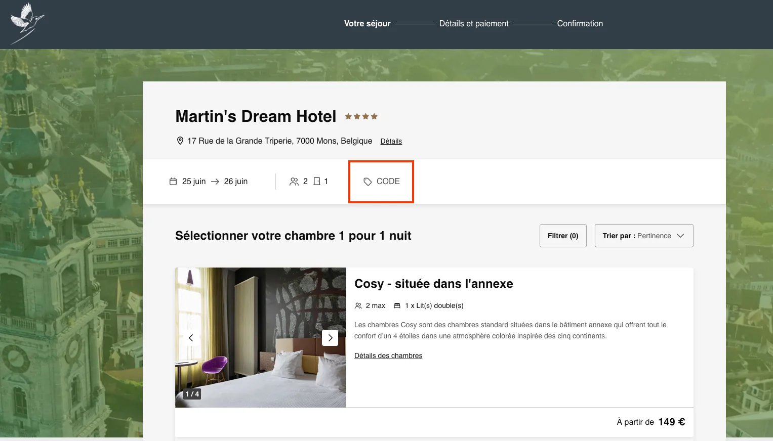 Comment utiliser - Martins Hotels