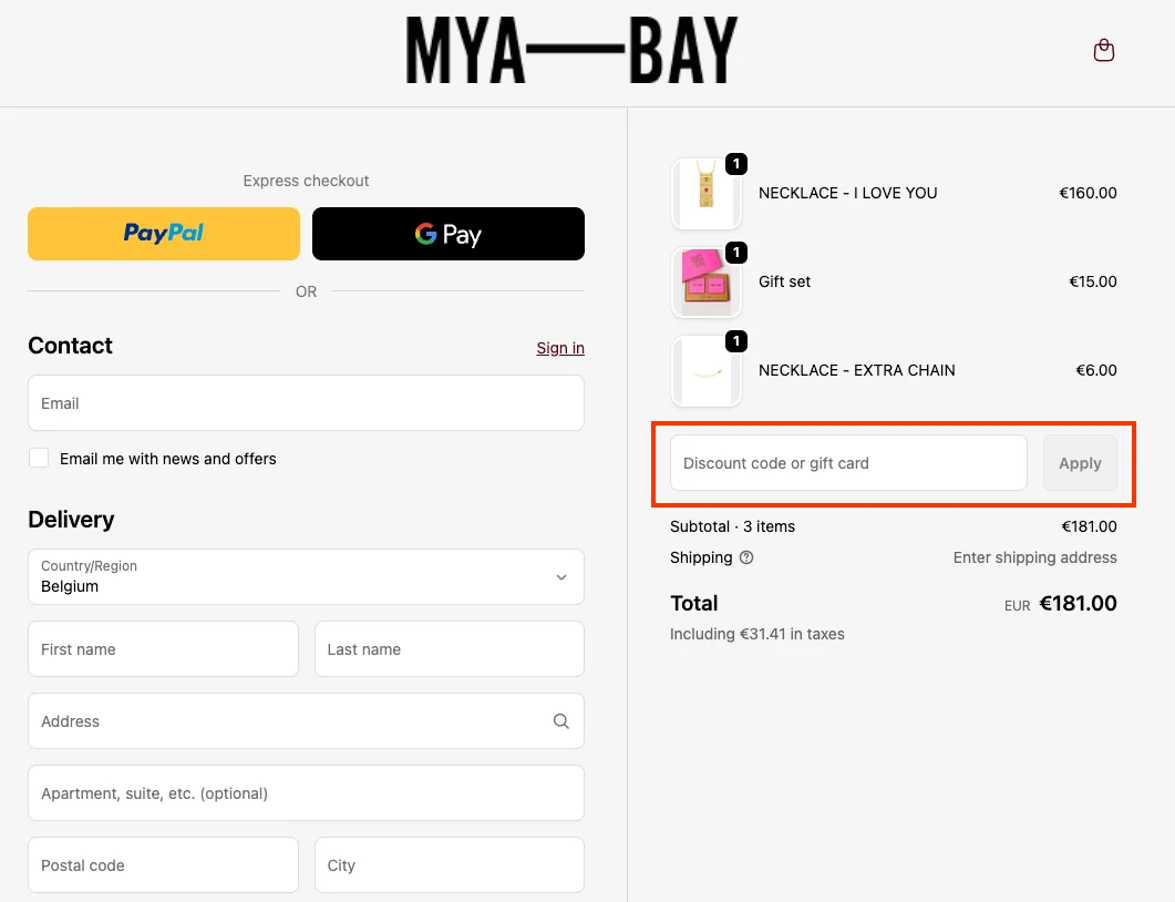 Comment utiliser - Mya Bay