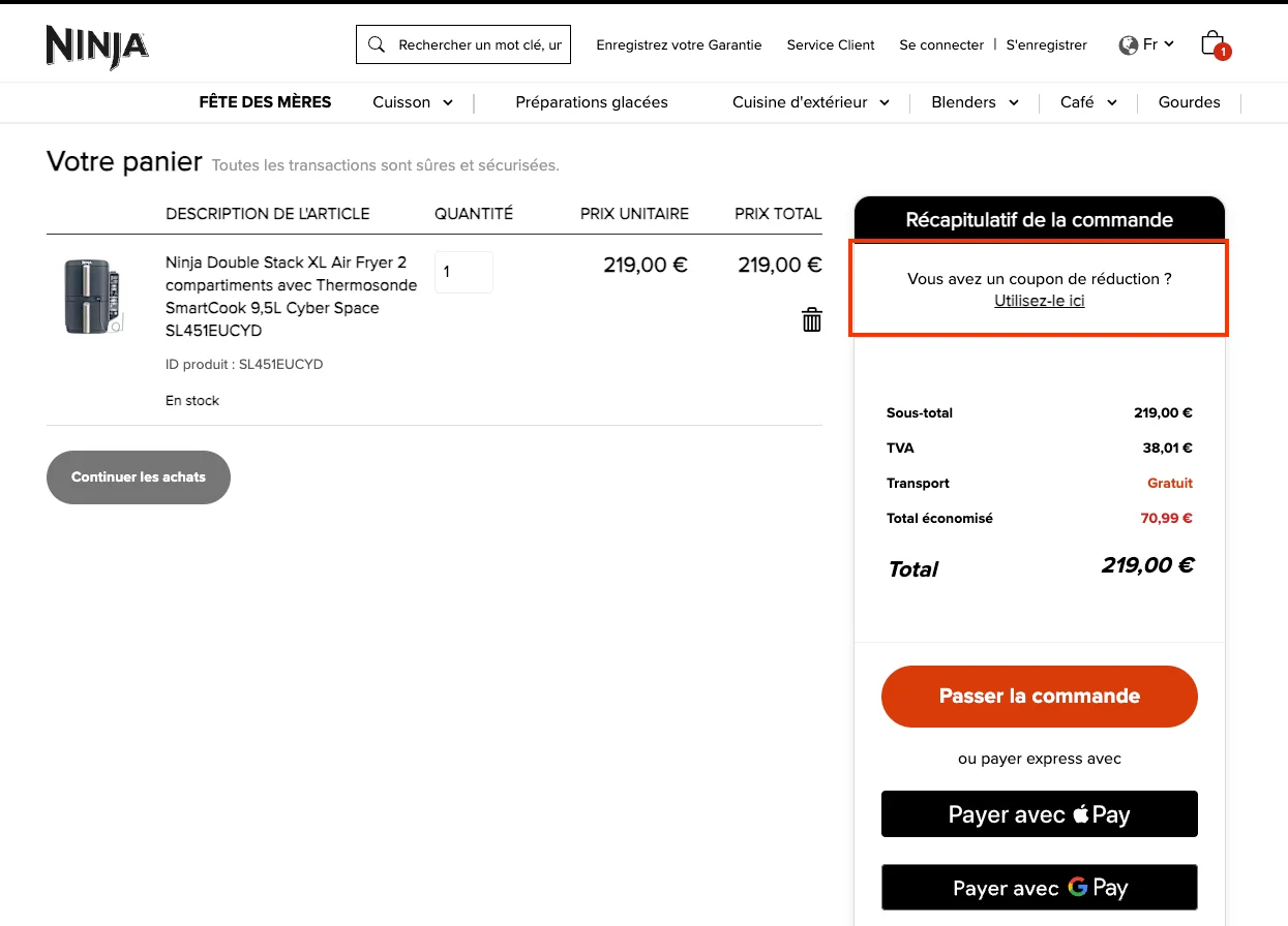 Comment utiliser - Ninja