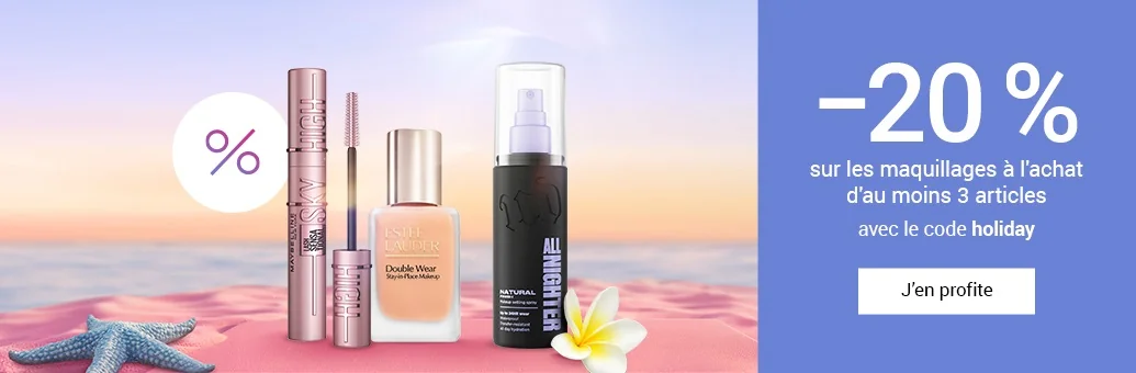 Preuve du coupon - Notino - Notino code promo: [[20% de réduction]] sur le maquillage (3+ articles)