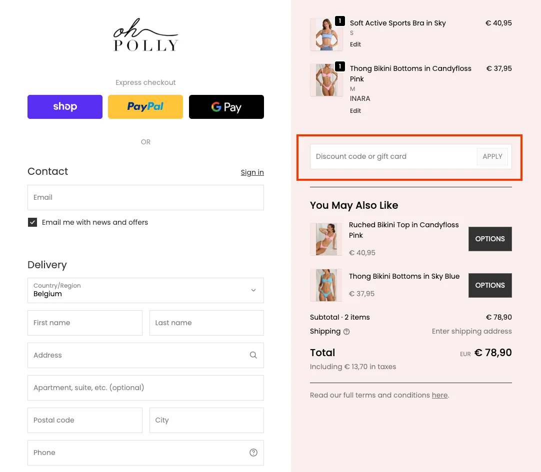 Comment utiliser - Oh Polly