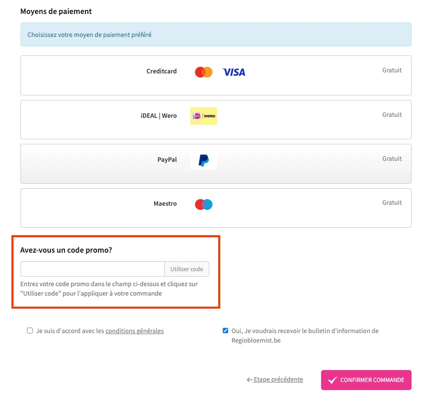 Comment utiliser - Regiobloemist