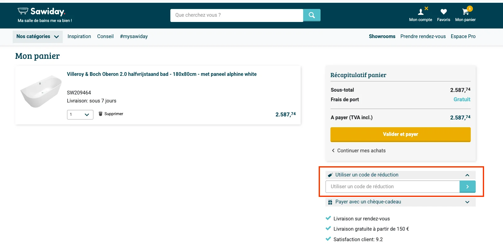 Comment utiliser - Sawiday