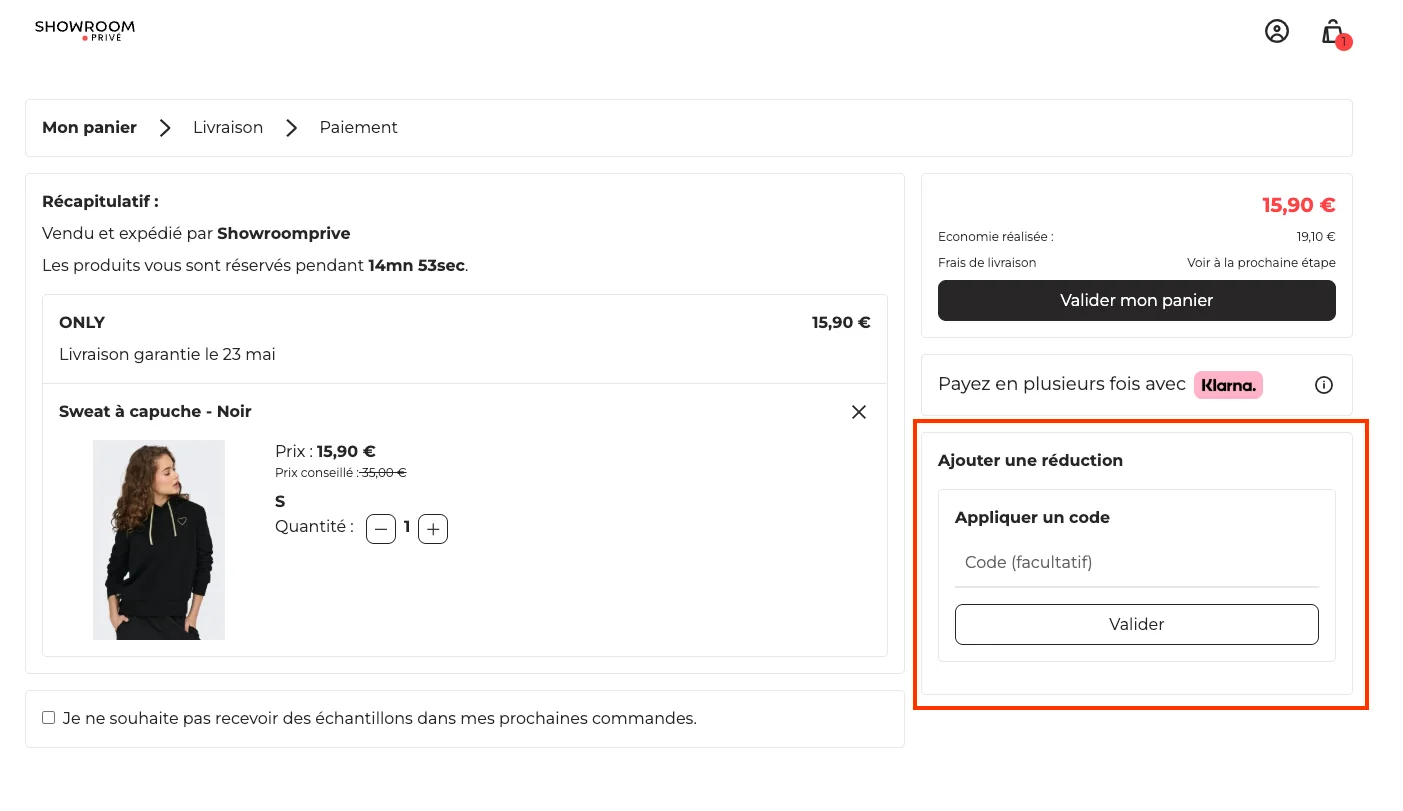 Comment utiliser - Showroomprive