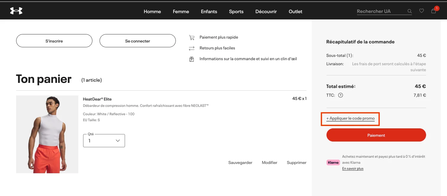 Comment utiliser - Under Armour