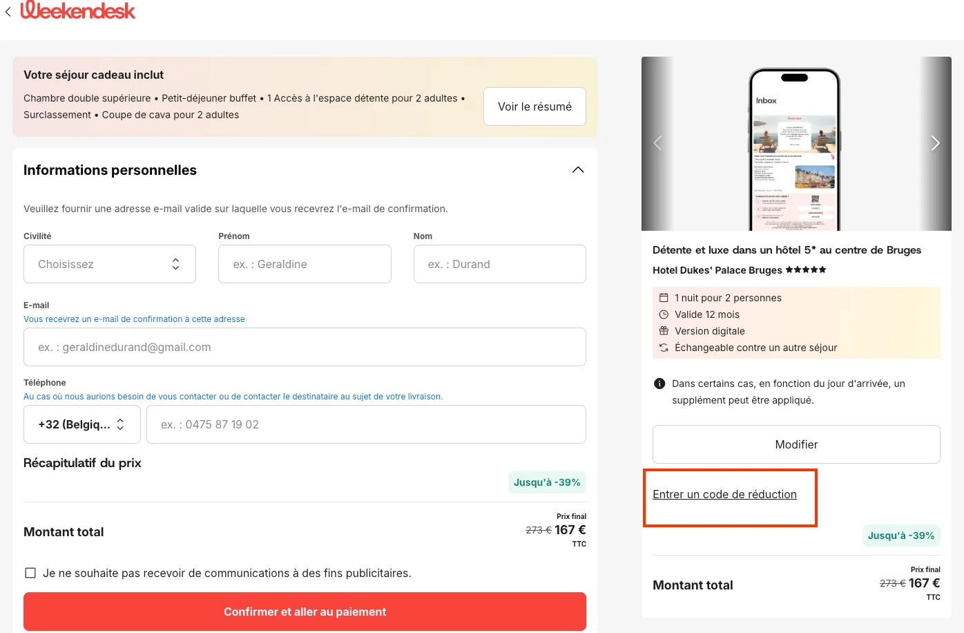 Comment utiliser - Weekendesk