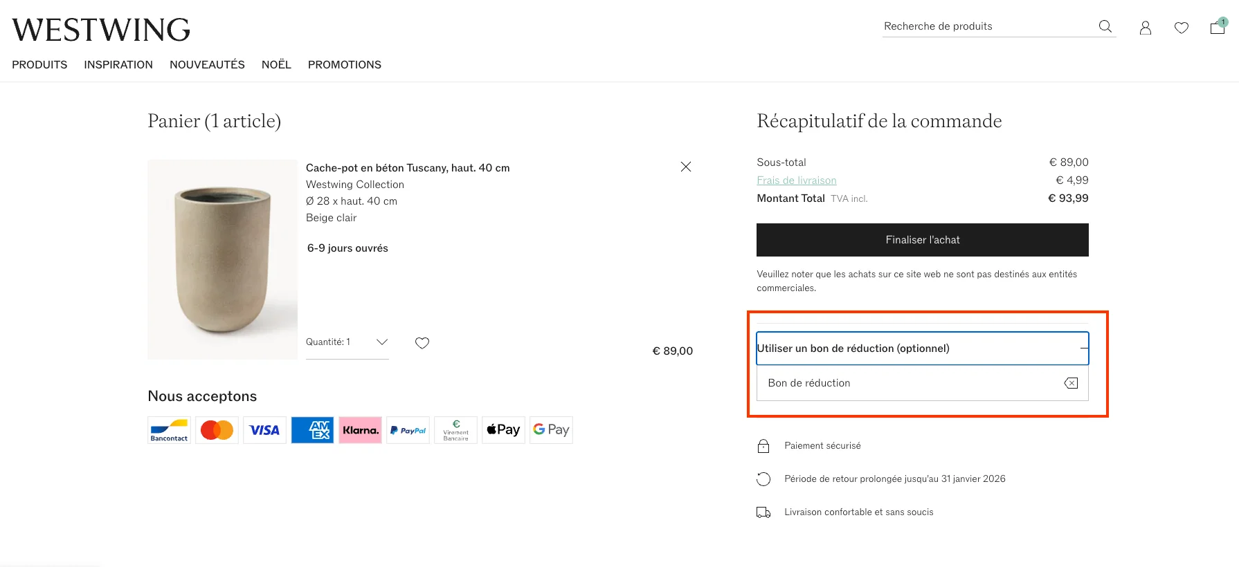 Comment utiliser - Westwing