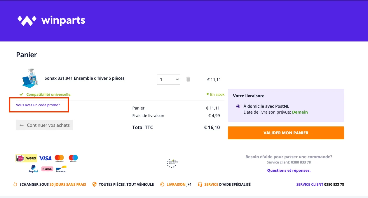 Comment utiliser - Winparts