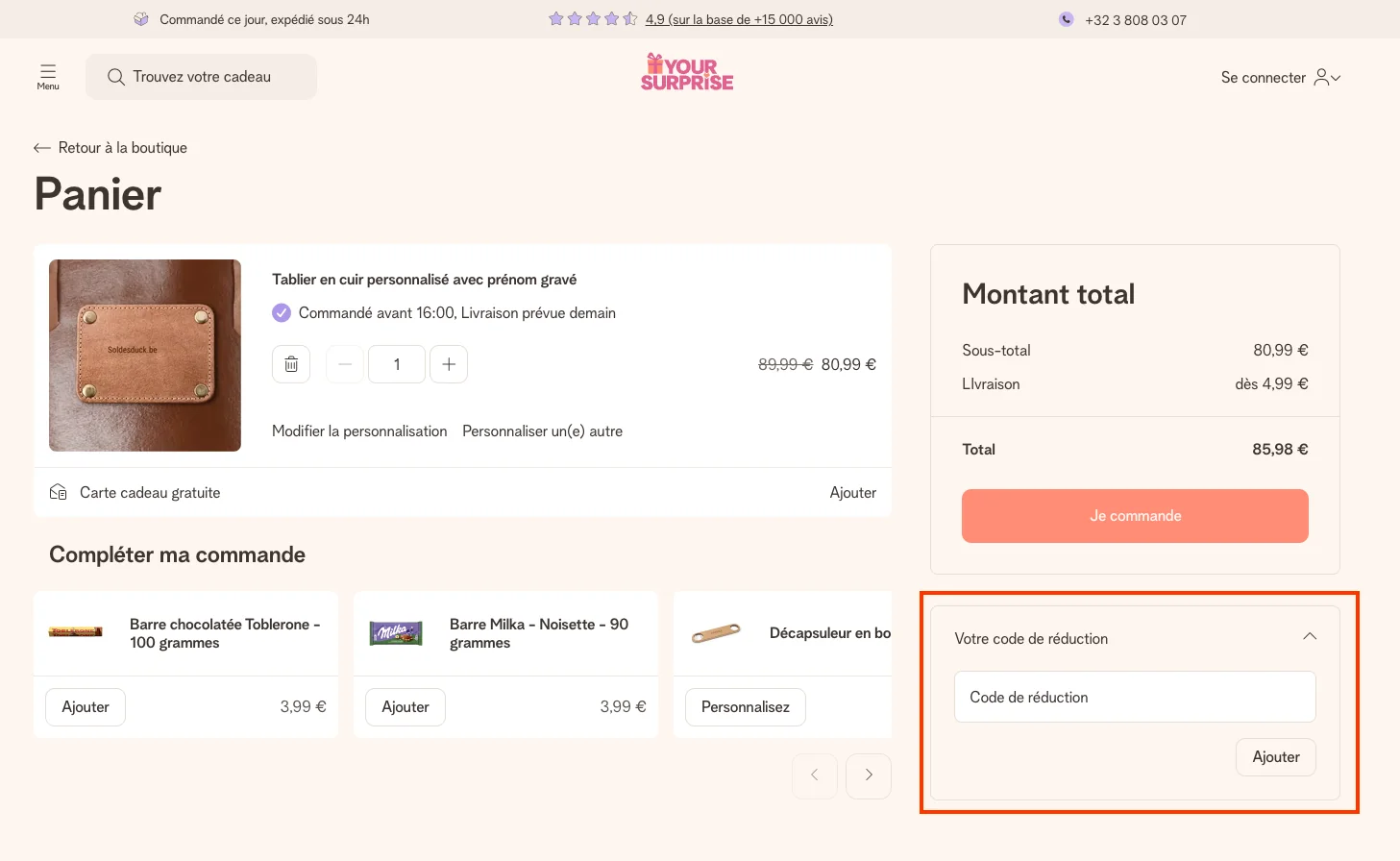 Comment utiliser - Yoursurprise